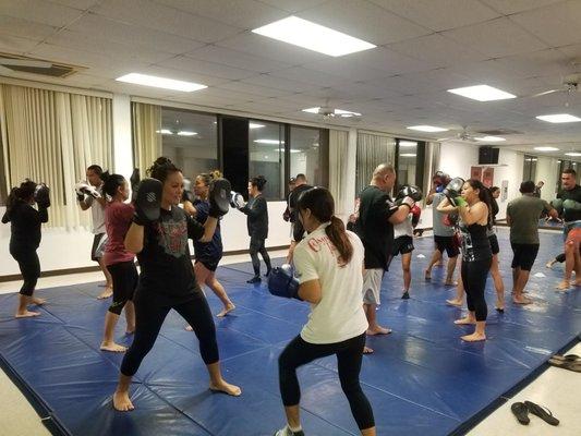 Adult Boxing class.