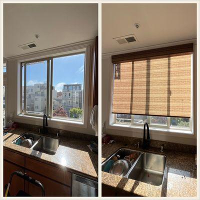 Blinds installation