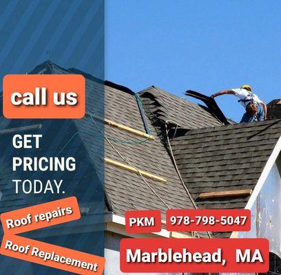 doing roof Replacement near Atlantic Ave in Marblehead, ma