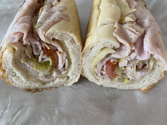 Turkey hoagie