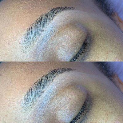 Brow shap + lamination