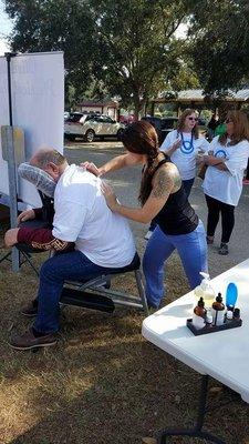 Chair Massage @ Walk for Diabetes