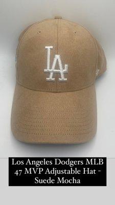 Los Angeles Dodgers MLB 47 MVP Adjustable Hat - Suede Mocha