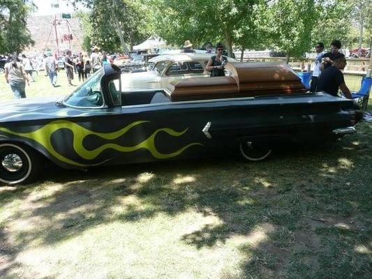 vintage hearse