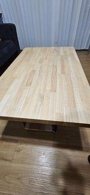 Rubber wood butcher block