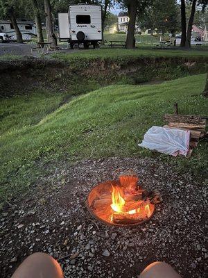 Campgrounds on the 3rd of July.