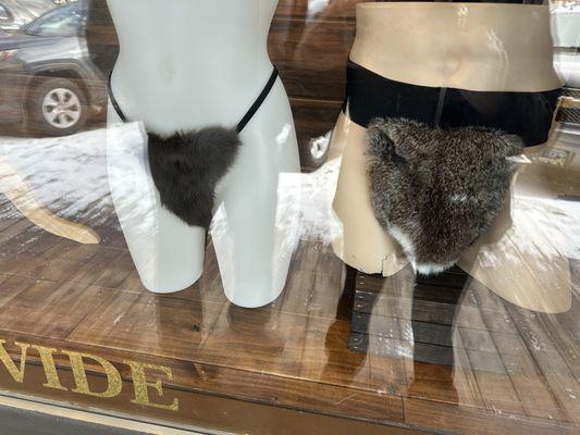 Found these two items in the store window. Pretty interesting, if you're looking for something unusual, here you go.