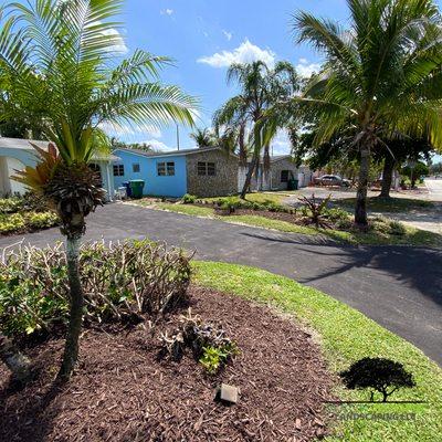 Mulch installation