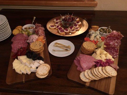 Christian's amazing charcuterie assortment. Unbelievable flavors!