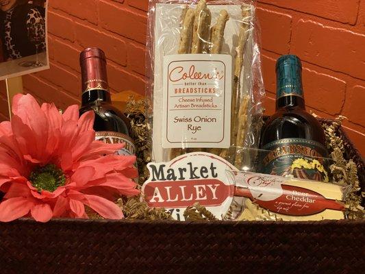 Custom gift baskets available