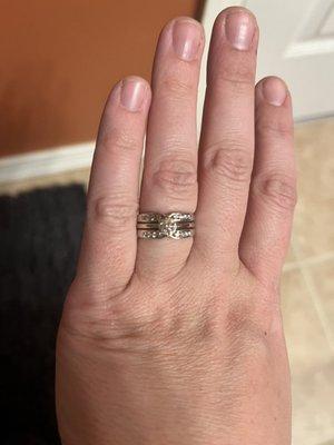 My finished ring