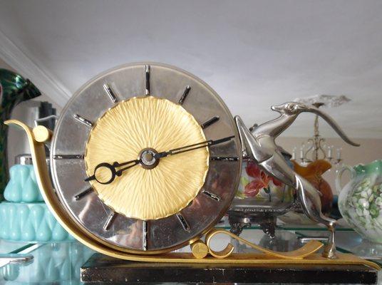 Art Deco windup clock and it works