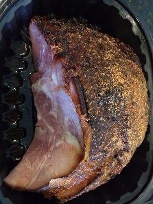 3.3lbs of honey glazed ham. Very good!!'