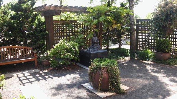 The beautiful garden just outside our windows at The Healing Place.