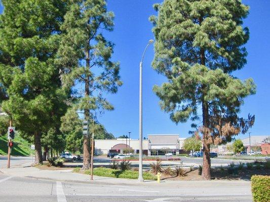 parking lot at former OSH location across Indian Peak from fire station