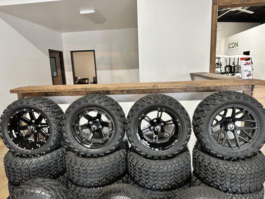 Wheels and accessories available