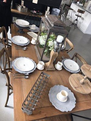 Furniture and home decor at HOME Santa Barbara, featuring Magnolia Home Furniture by Joanna Gaines!