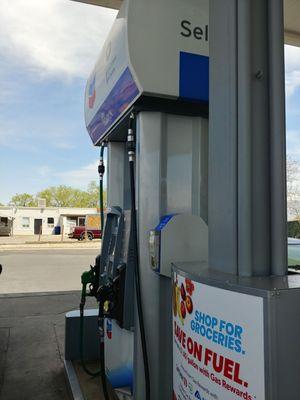 Almost $.30/gallon cheaper than in other parts of town - same Chevron gas.