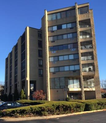 My office is on the second floor.  Entry is through the commercial entrance.