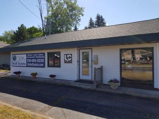 Our office at 67 Arrowhead Lane, Moose Lake (across from KJ's Fresh Market)