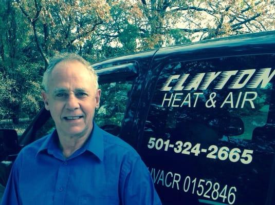 Gary Clayton: Owner/ operator serving your HVAC needs since 1981.