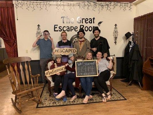 We escaped!