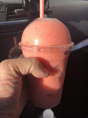 Strawberry banana smoothie, Delicious !!