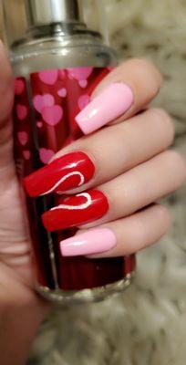 #red and #pink