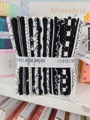 Black and white fat quarter bundles