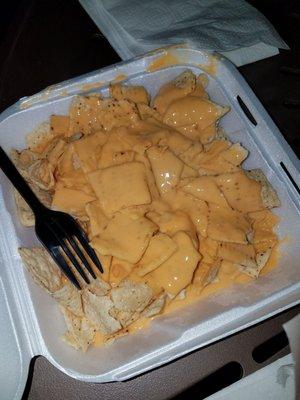 Nachos - cheese sauce only by request