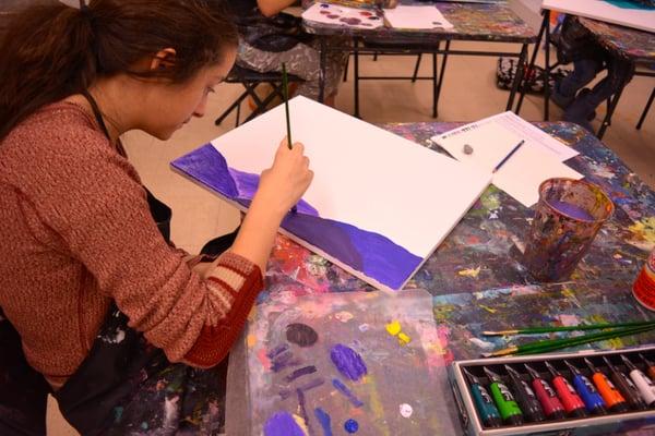 Teen art classes in NYC at The Art Studio NY