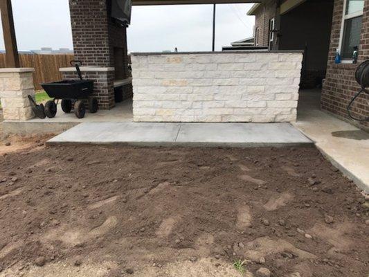 Outdoor kitchen