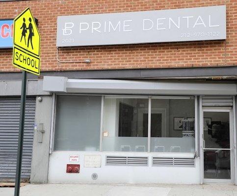 THIS WOULD BE THE ENTRANCE OF PRIME DENTAL