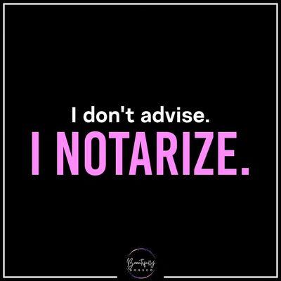 I notarize