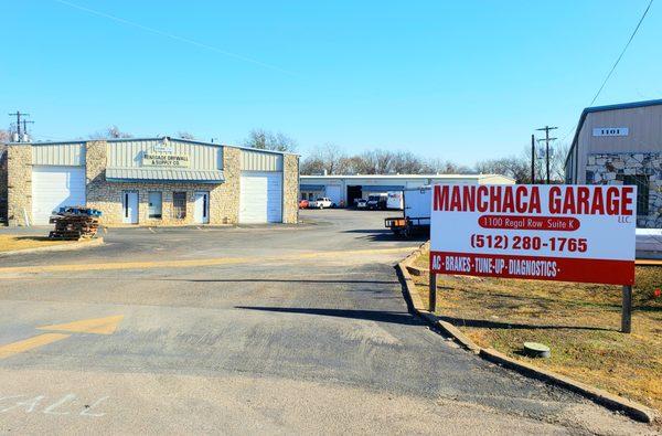 Manchaca Garage Entrance