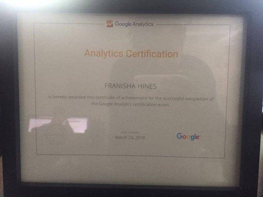 Google Analytics Certified