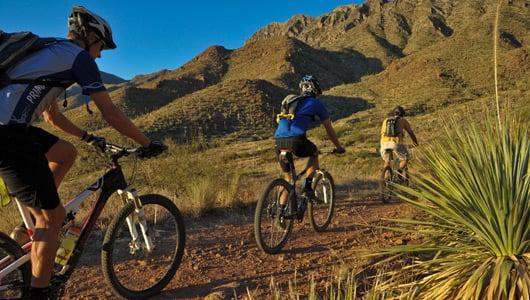 Biking the Franklin Mountains