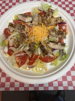 Grilled chicken salad