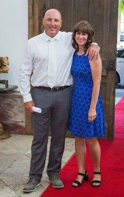 Steve and Wendi at the Tague 12th Annual Awards Dinner