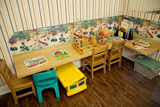 A children's room is available for your little ones to color, read, or do puzzles before their appointment!