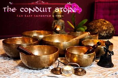 Find a singing bowl for purchase at THE CONDUIIT STORE for your own meditation practice