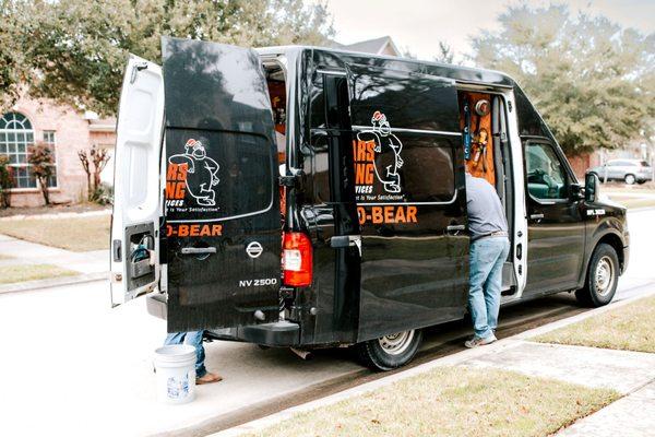 Fully stocked vans to keep our technicians as efficient as possible.