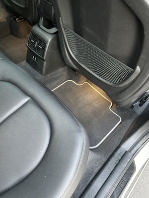 This leather could not have been polished better and the floor mats were shampooed perfectly