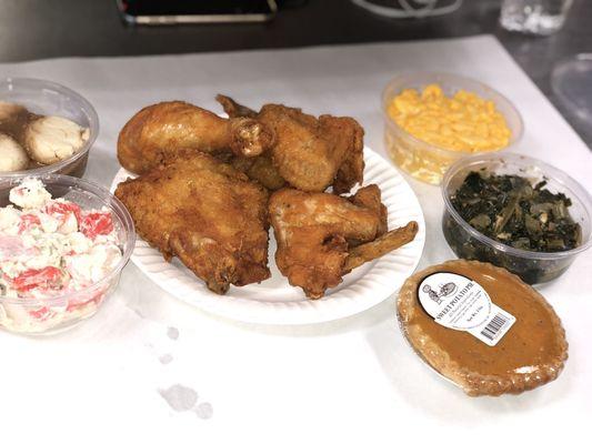 Delicious golden fried chicken with our mouth watering side orders