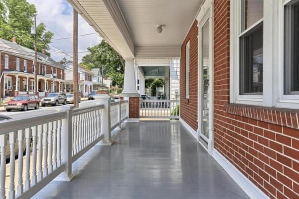 paint porch floor install new railing