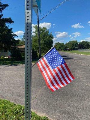 Flag Day 2024
VFW Auxiliary placed flags throughout some St. Cloud surrounding neighborhoods for Flag Day June 14th