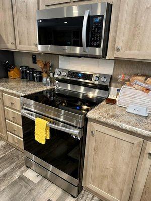 Sparkling clean kitchen