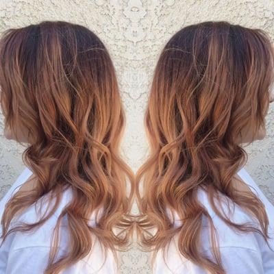 Burnt ombré by hairbyamberm