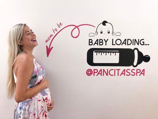 Baby loading Mural