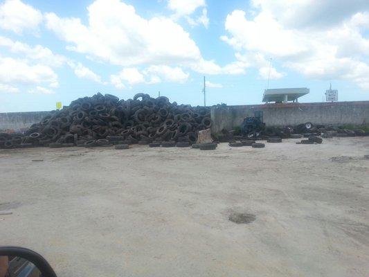 One of the drop off sites at Citrus County Central Landfill